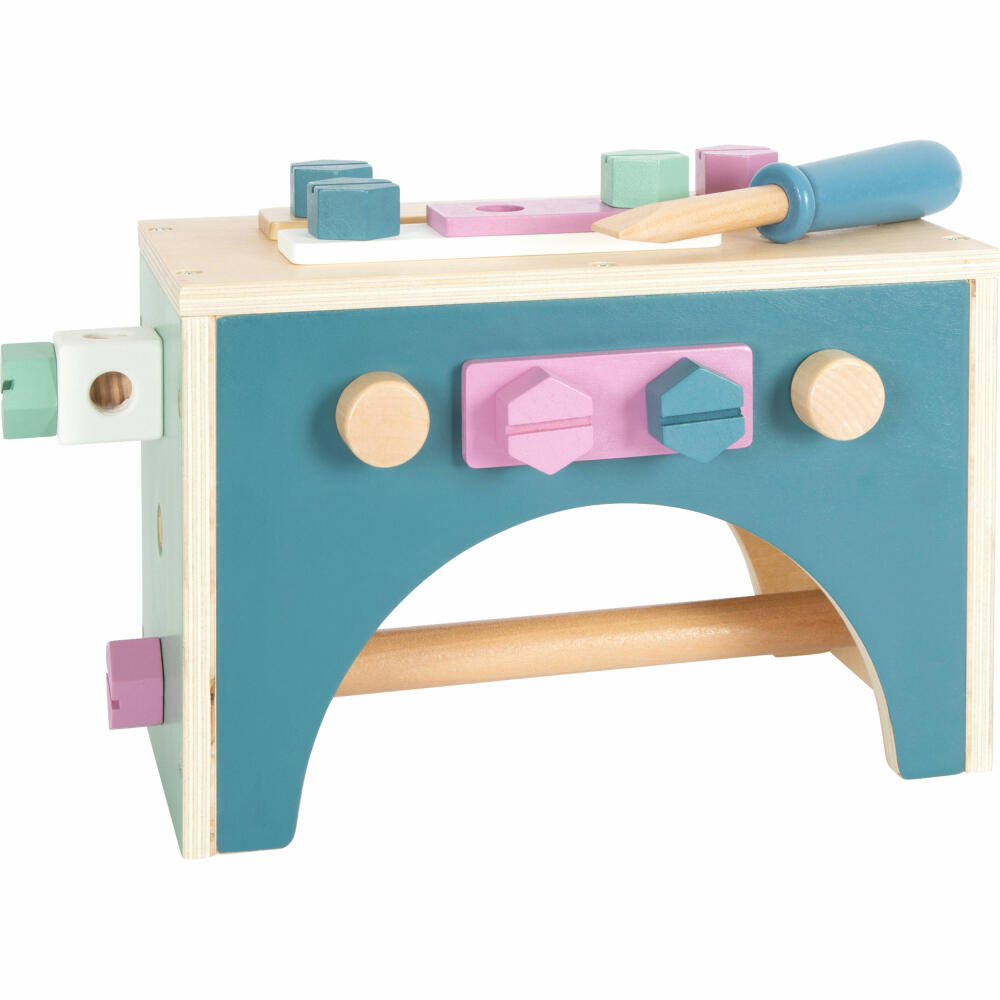 Legler small foot Werkzeugkasten 2in1 Nordic, Werkzeug Kasten, Spielzeug, Rollenspiel, Werkstatt, 12213
