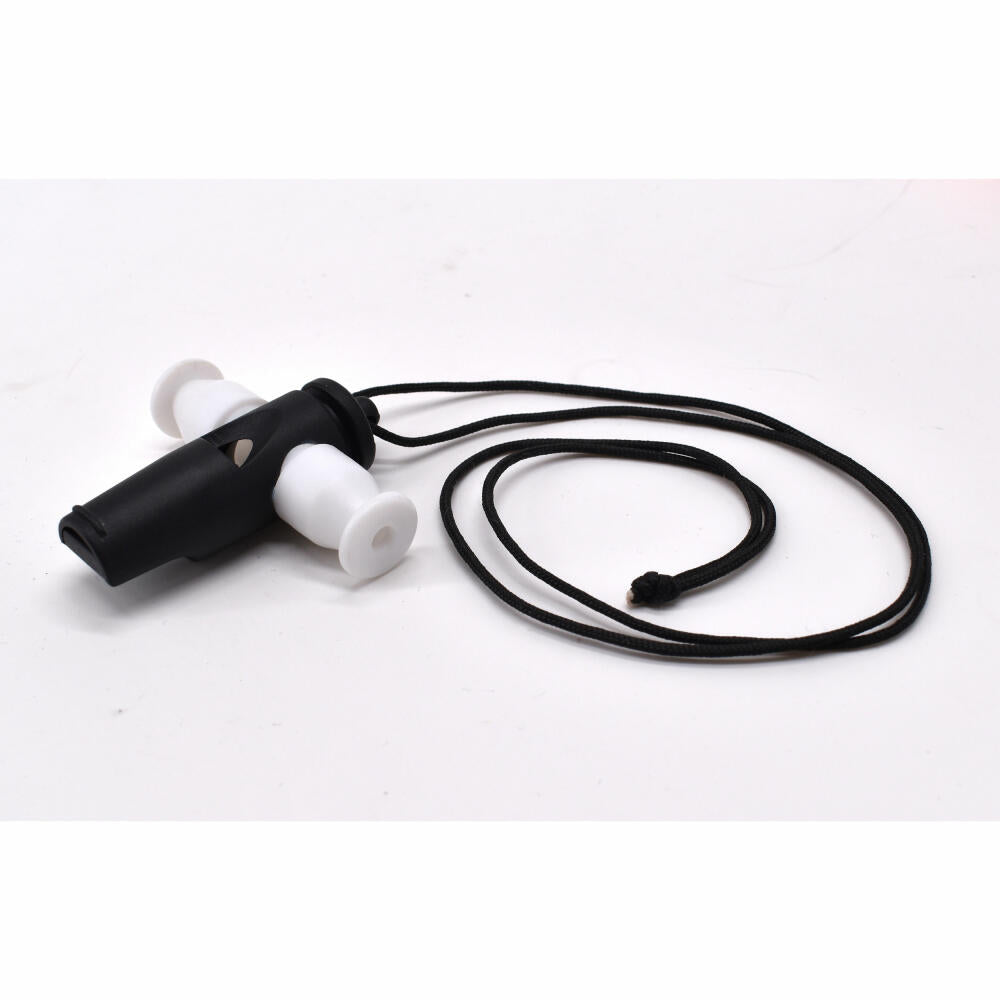 Voggenreiter VOLT Samba whistle, Apito, three-tone whistle, signal whistle, instrument, black / white, 1269