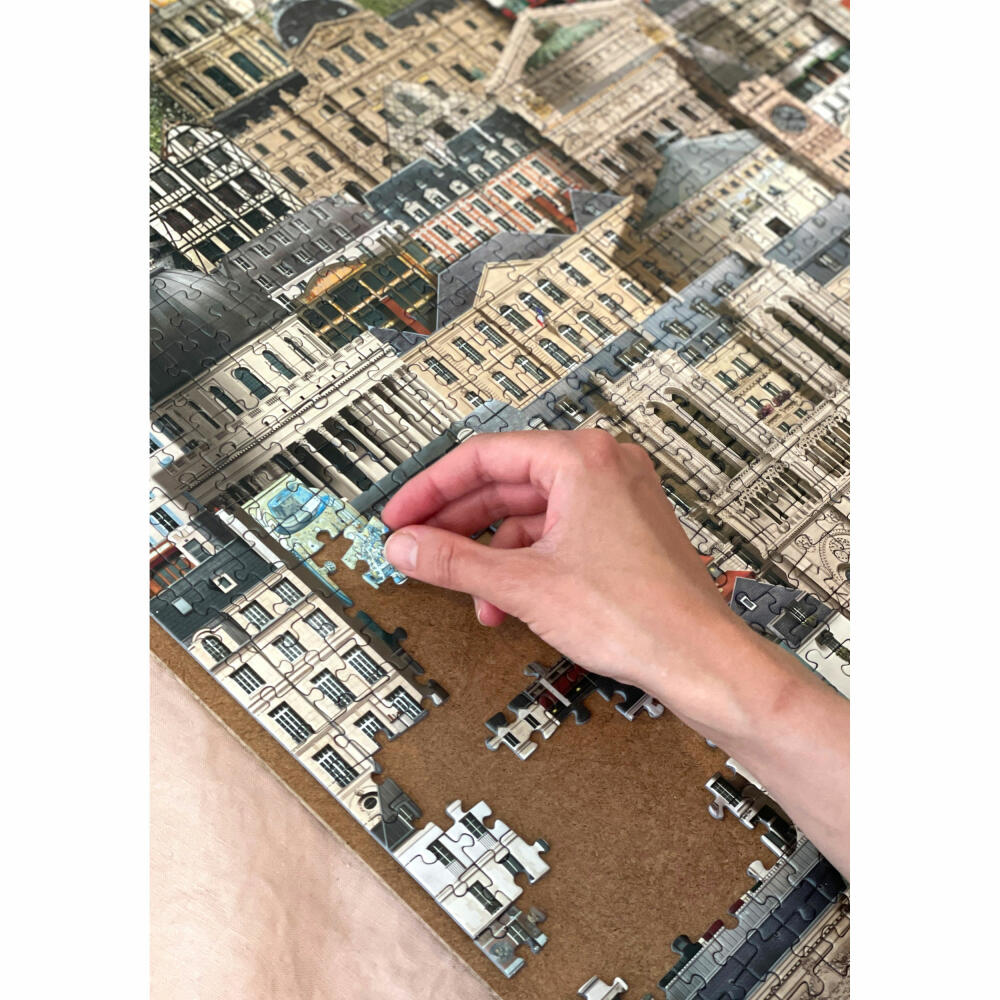 Martin Schwartz Puzzle Paris, city puzzle France, 50 x 70 cm, 1000 pieces, MS0606