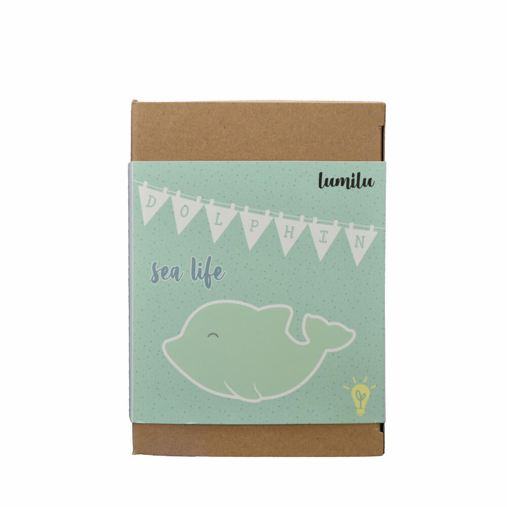 reer lumilu Sea Life Delfin, Nachtlicht, Schlummerlicht, Beruhigungslicht, LED, Timer, 52293