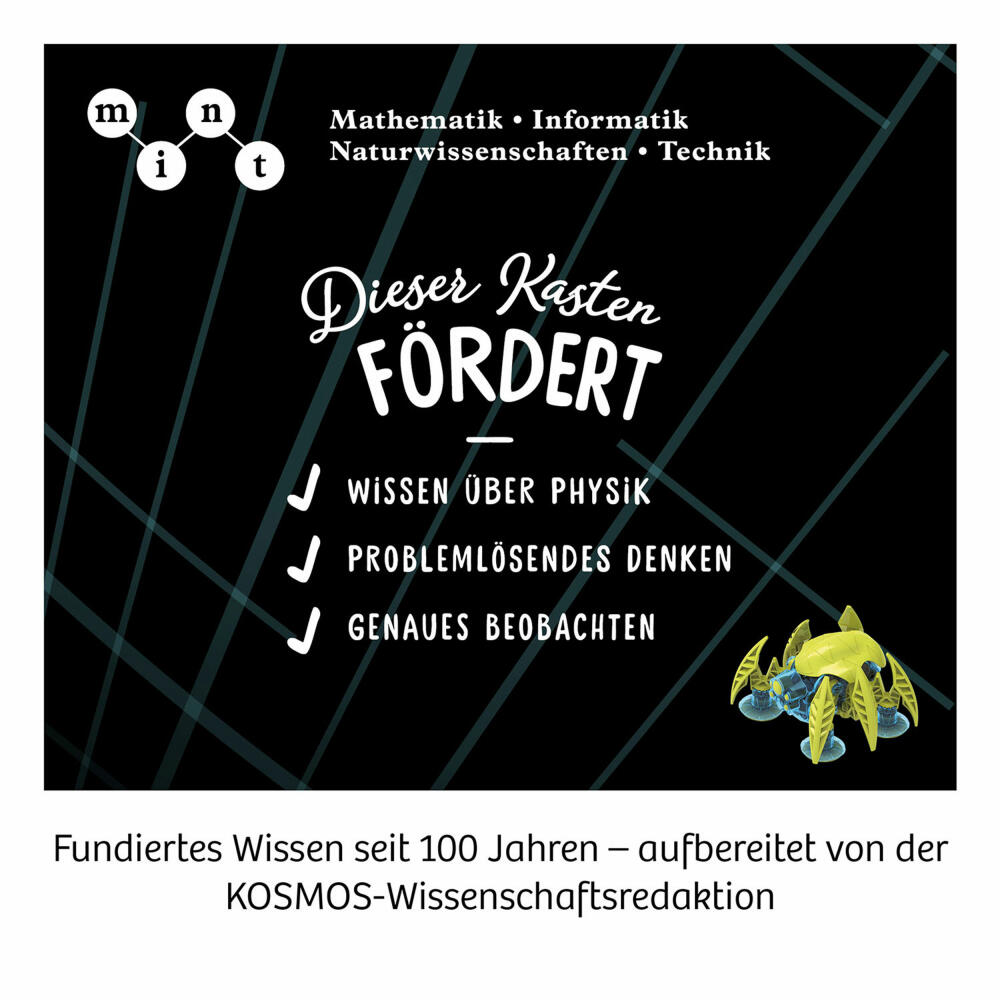KOSMOS Experimentierkasten Airwalker, Roboter, Baukasten, Expermiente, ab 8 Jahren, 620752
