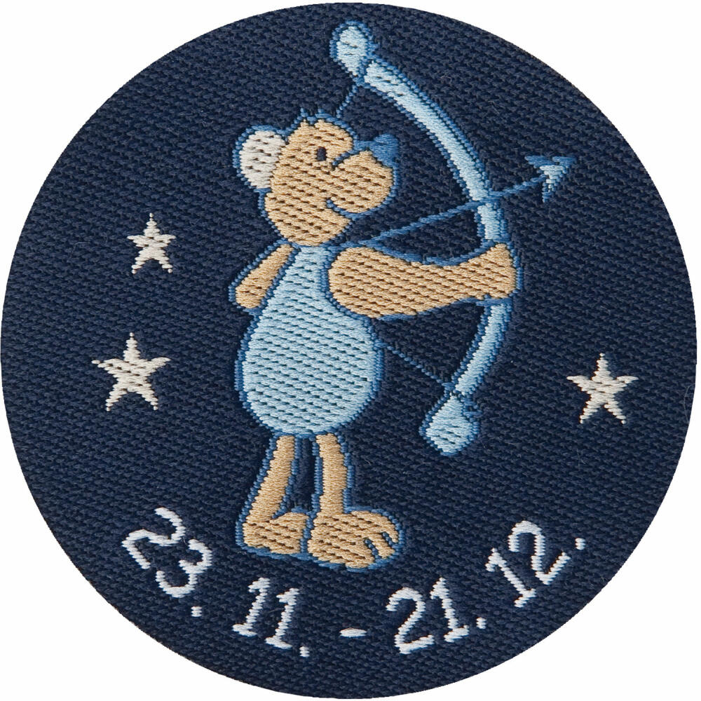 sigikid Schnuffeltuch Schütze, Schmusetuch, Kuscheltuch, Babytuch, Schnuffel Tuch, Babyspielzeug, Baby Spielzeug, Sternzeichen, Microfaser-Plüsch, Rosa, 48824