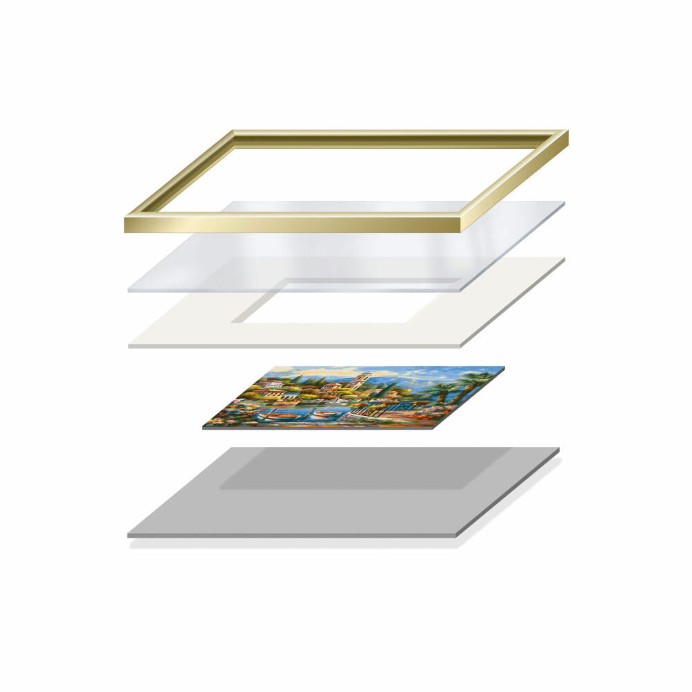 Schipper Passepartout, frame, picture frame, painting by numbers, with plastic glass pane, 24 x 30 cm, 605320835