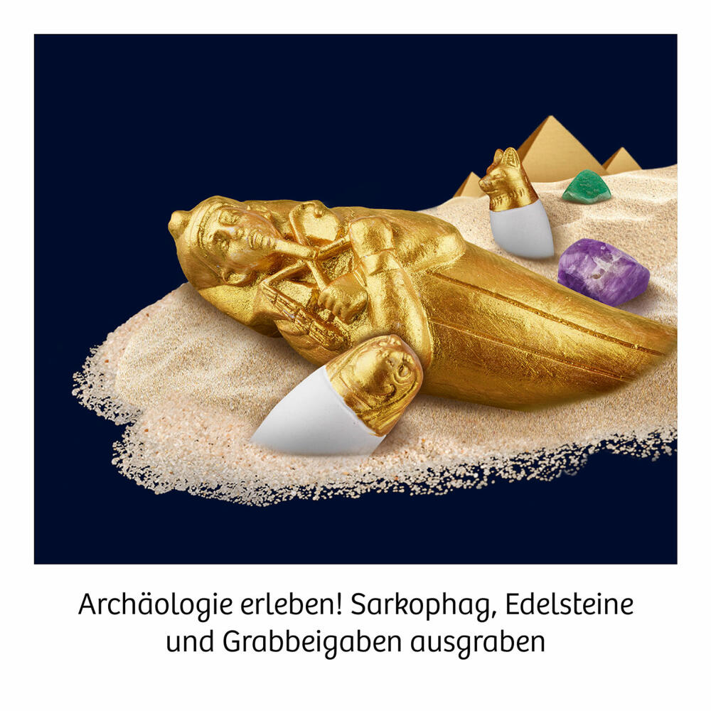 KOSMOS Mitbring-Experimente Pharaonen-Schatz, Experimentierkasten, Experimente, Ausgrabung, Ausgrabungsblock, 658199