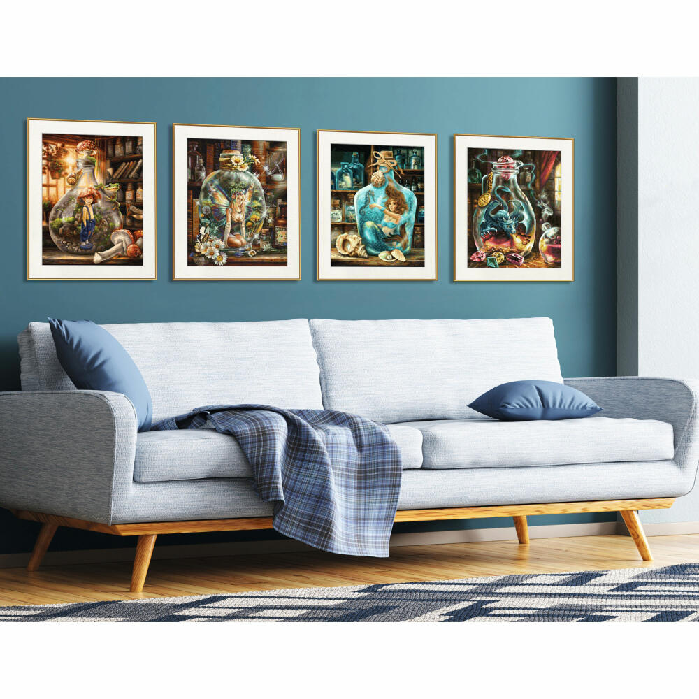 Schipper Malen nach Zahlen Die Schmetterlingsfee, Meisterklasse Premium, Malvorlage, Wandbild, 40 x 50 cm, 609130843