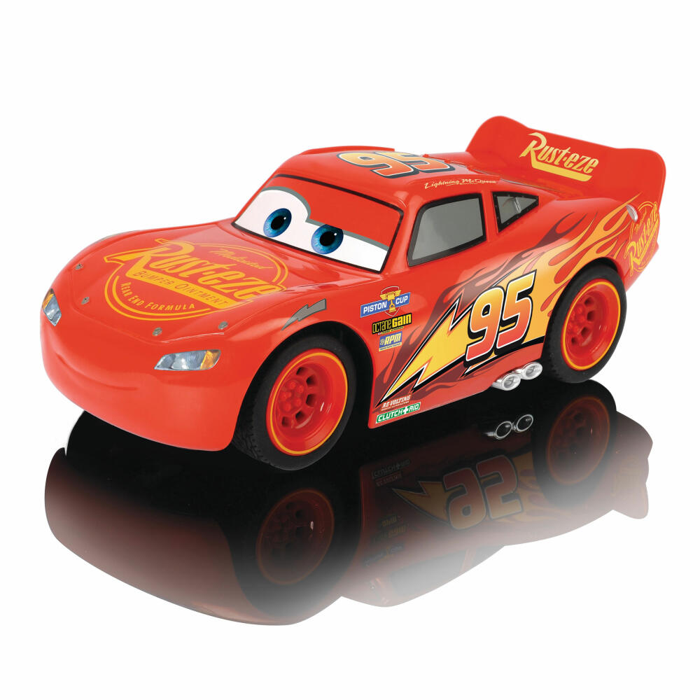 Dickie Toys RC Cars 3 Lightning McQueen Turbo Racer, RC car, toy car, remote-controlled car, toy, 203084028