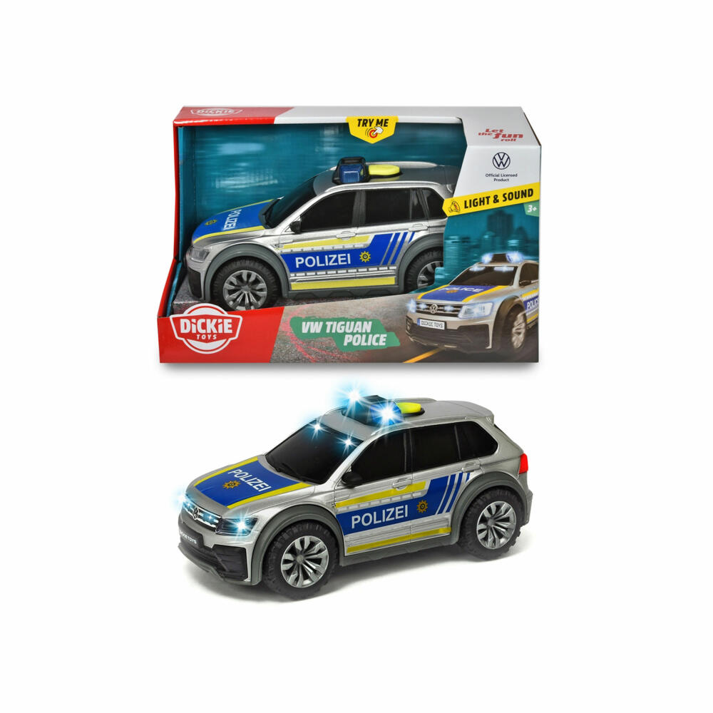 Dickie Toys VW Tiguan R-Line, police car, SUV, police car, emergency vehicle, toy car, toy, 203714013