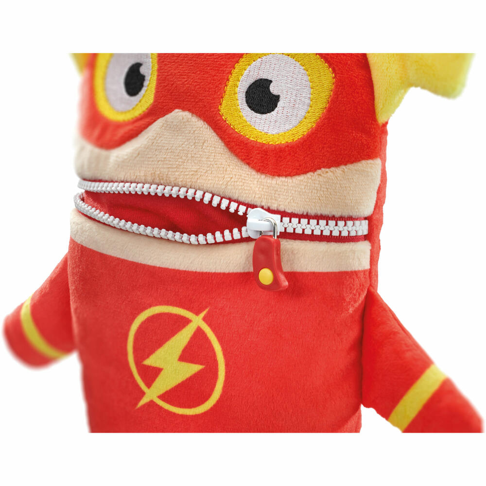 Schmidt Spiele Worry Eater DC Super Hero The Flash, Plush Toy, Cuddly Toy, Worry Eater, 29 cm, 42553