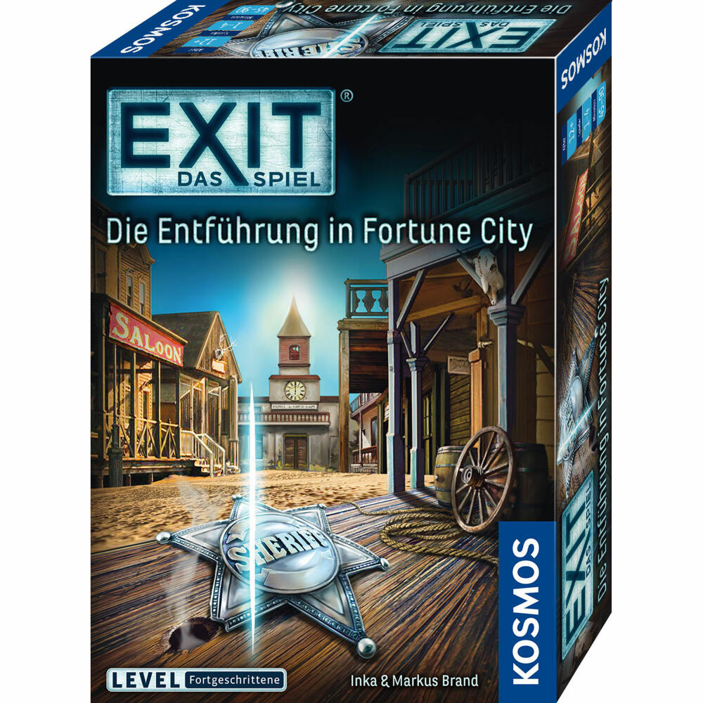 KOSMOS EXIT the game - The kidnapping in Fortune City, escape game, game, level advanced, ages 12 and up, 680497