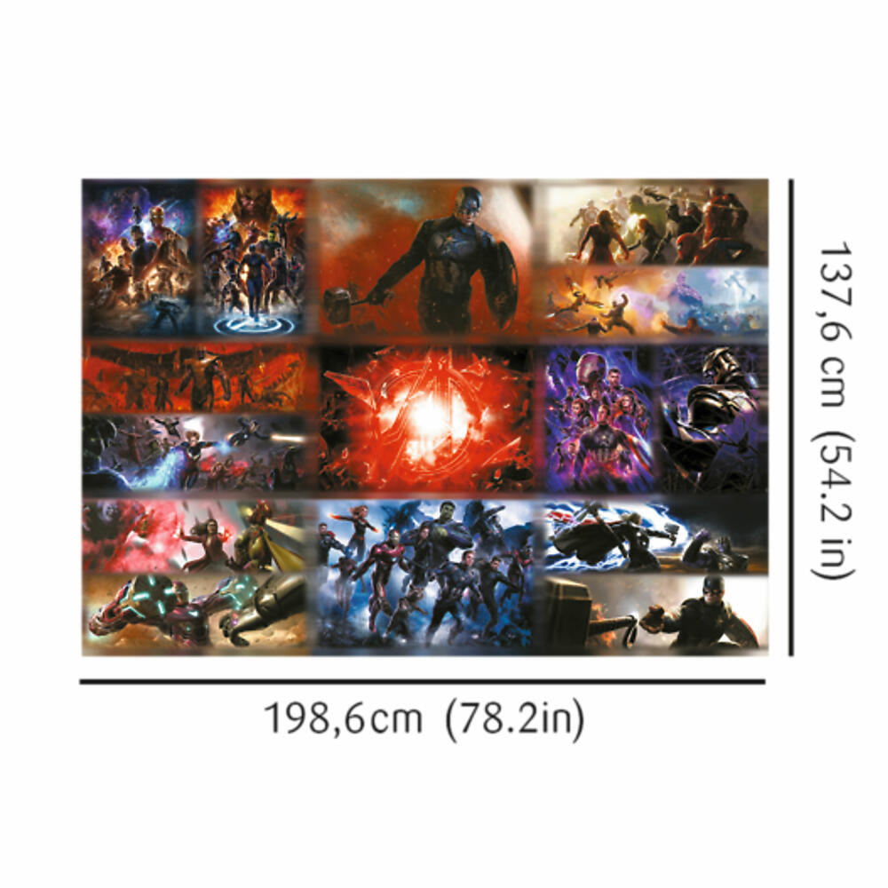 Trefl Puzzle UFT The Ultimate Marvel Collection, 13500 pieces, 198.5 x 137.6 cm, 81024