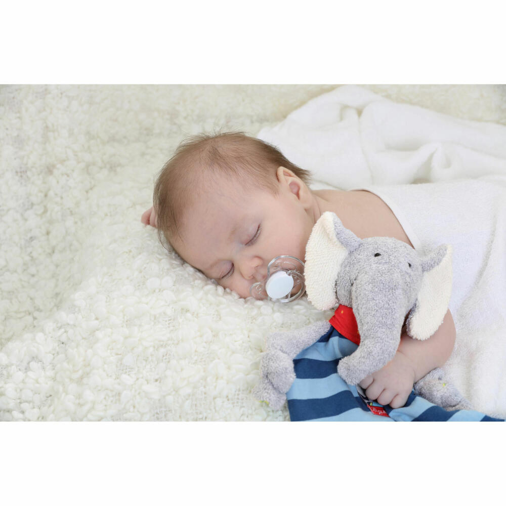 sigikid Schnuffeltuch Elefant Lolo Lombardo, Schmusetuch, Kuscheltuch, Babytuch, Schnuffel Tuch, Babyspielzeug, Baby Spielzeug, Baumwolle, 48935