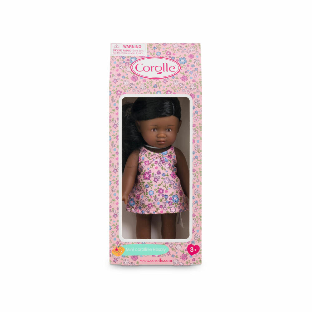 Corolle LTC Mini Corolline Rosaly, Vollvinylpuppe, Puppe, Babypuppe, Spielzeug, Vanilleduft, 20 cm, 9000240040