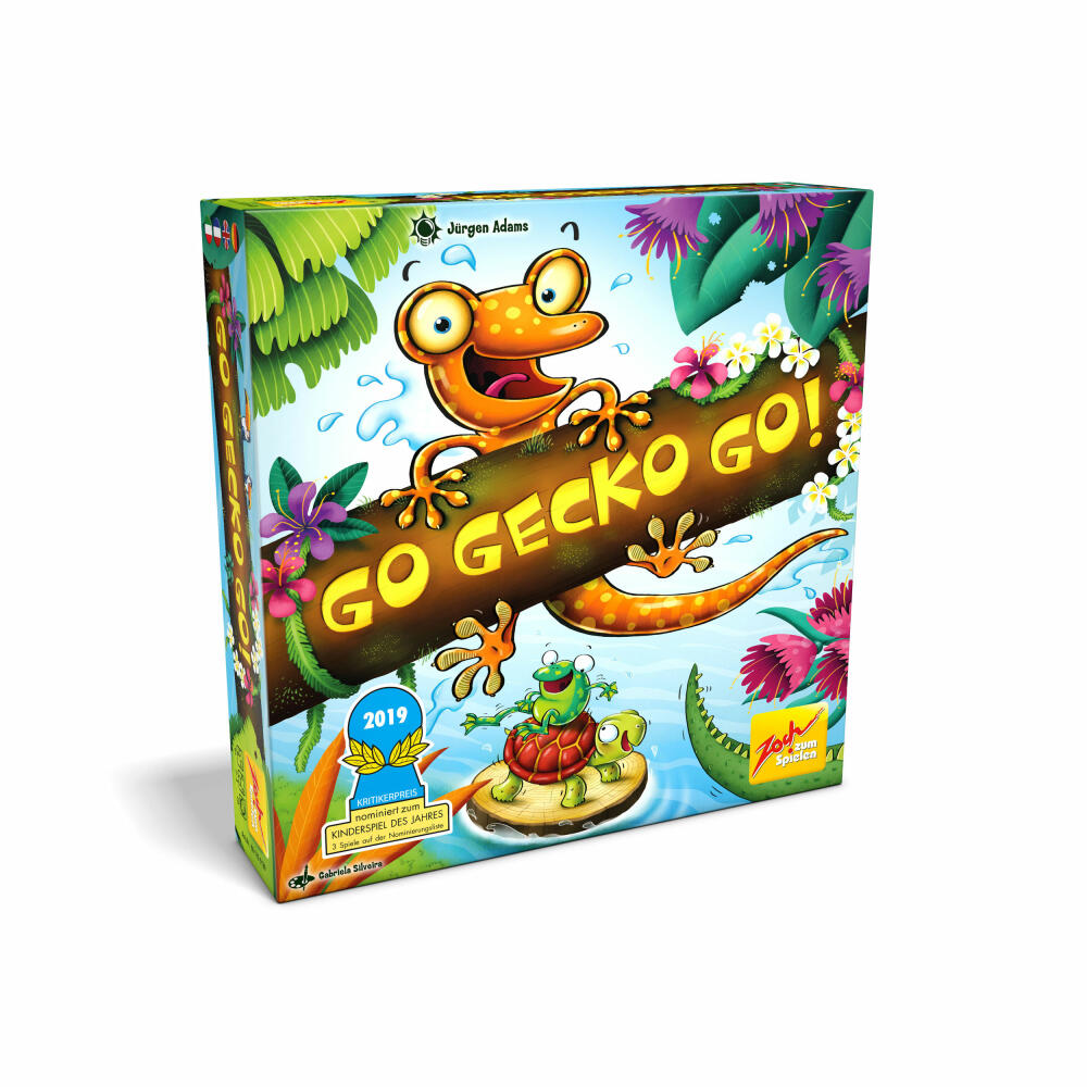 Zoch Go Gecko Go, Kinderspiel, Brettspiel, Gesellschaftsspiel, Familienspiel, Kinder Spiel, 601105129