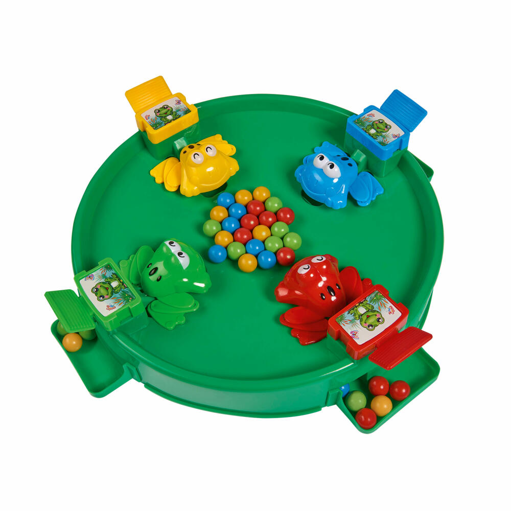 Noris Hungry Frogs, Actionspiel, Kinderspiel, Familienspiel, Gesellschaftsspiel, ab 4 Jahren, 606061859