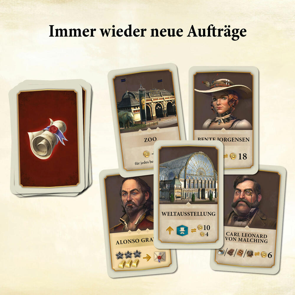 KOSMOS Anno 1800, Brettspiel, Strategiespiel, Strategie, Brett Spiel, Gesellschaftsspiel, ab 12 Jahren, 680428