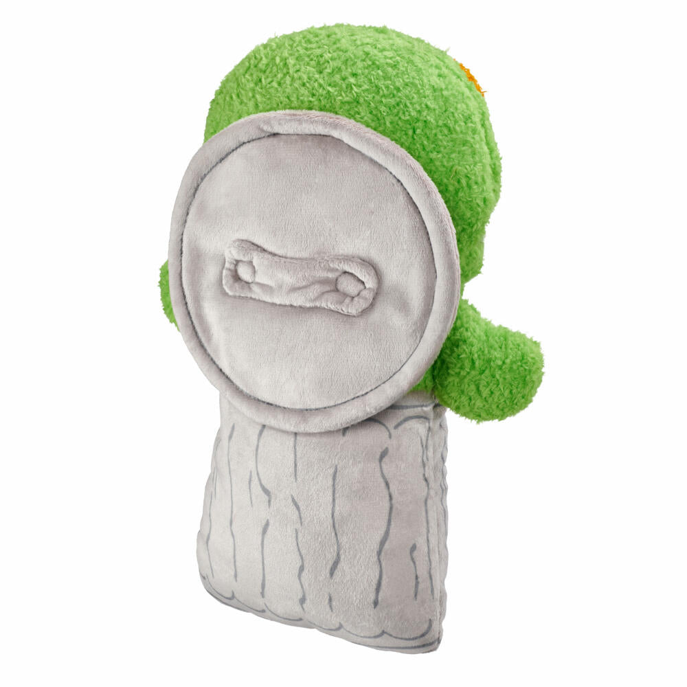 Schmidt Spiele Sorgenfresser meets Sesamstraße Oskar aus der Tonne, Plüschfigur, Kuscheltier, Plüsch, 29 cm, 42558
