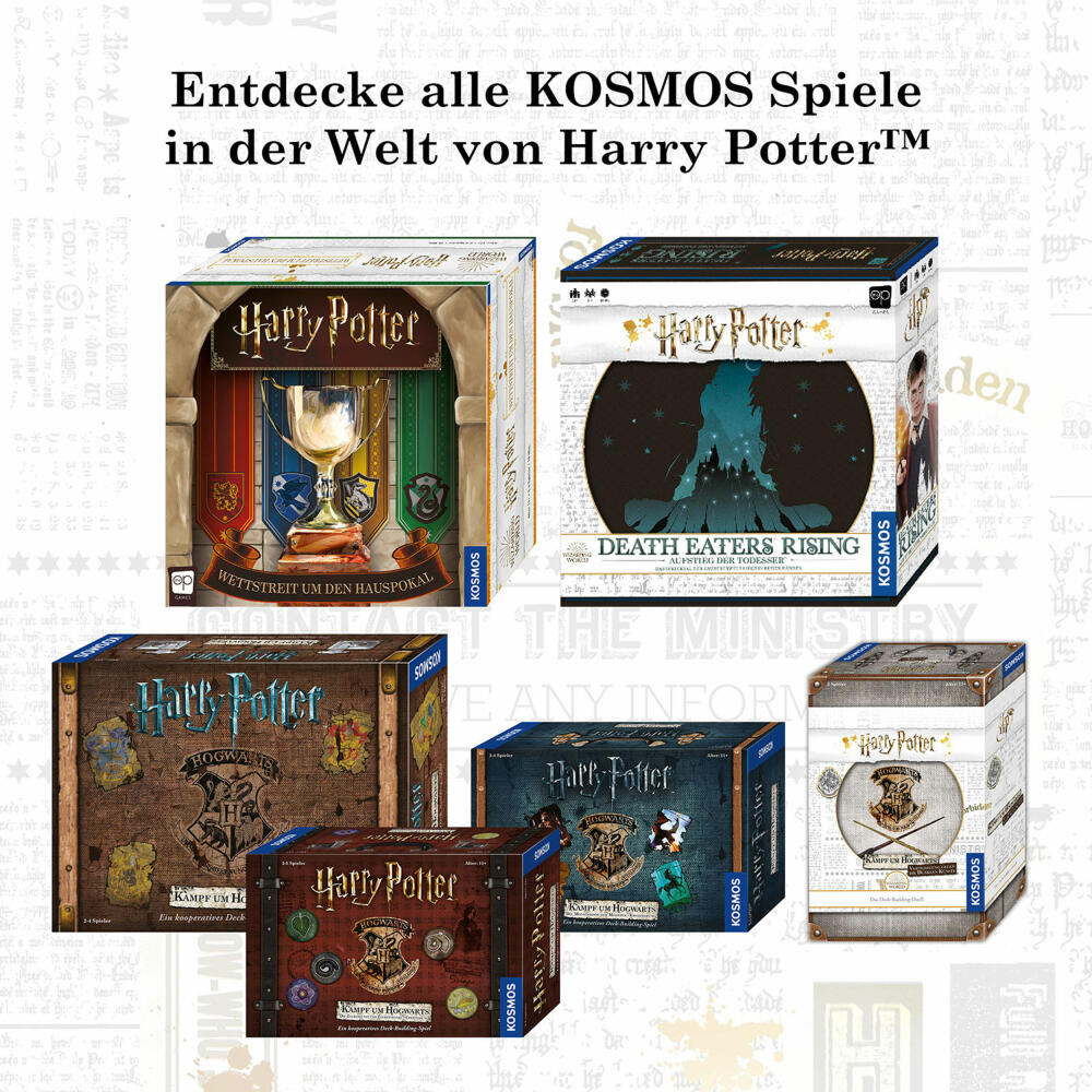 KOSMOS Harry Potter Wettstreit um den Hauspokal, Brettspiel, Familienspiel, Strategie-Spiel, ab 11 Jahren, 680855