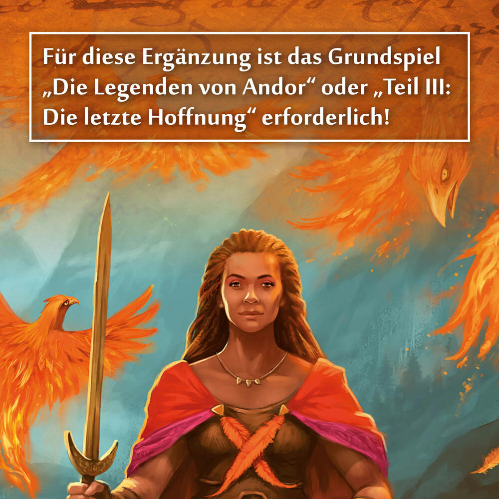 KOSMOS The Legend of Andor - Magical Heroes, Supplement for 5 - 6 players, Expansion to Basic Game, 682149