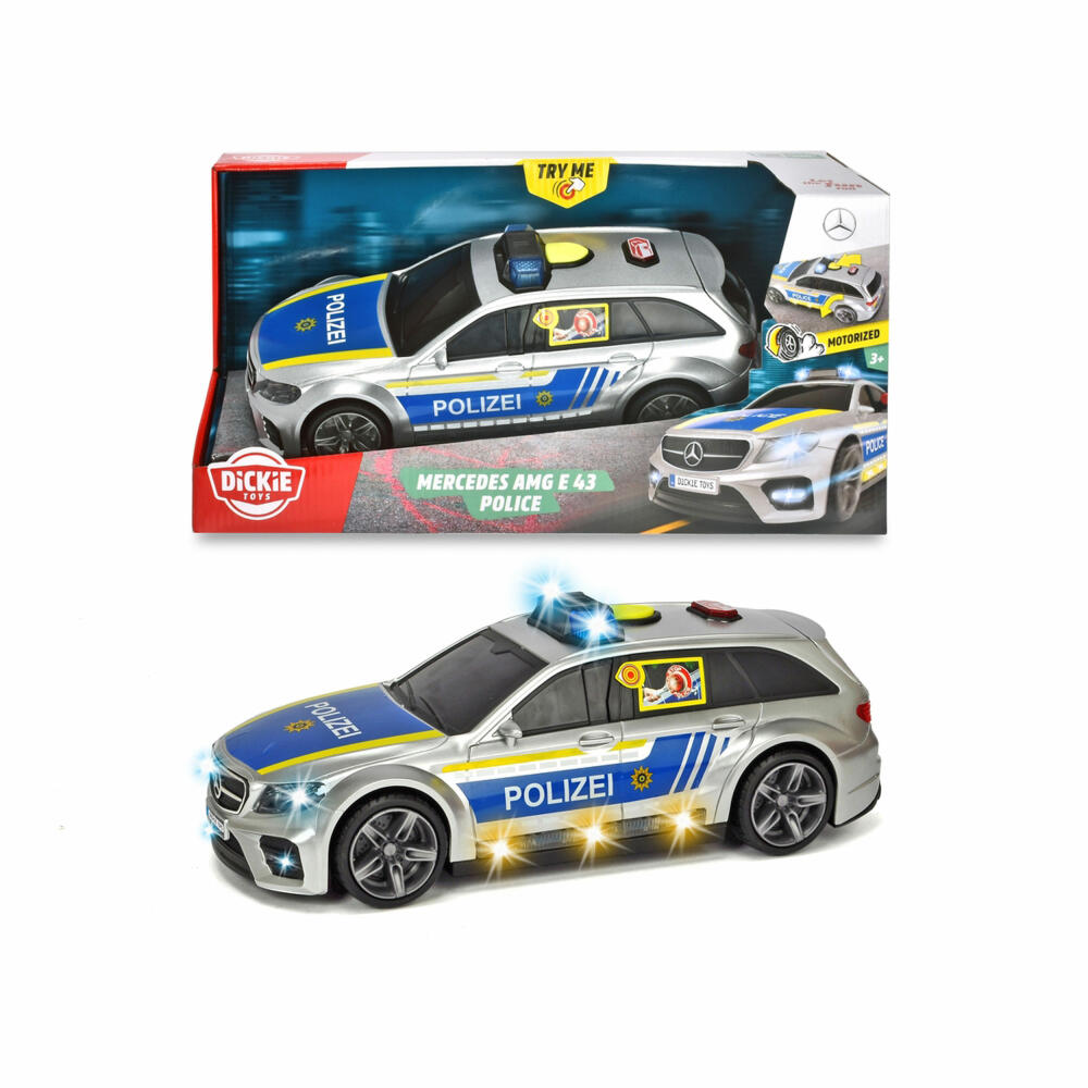 Dickie Toys Mercedes-AMG E43, police car, police car, emergency vehicle, toy car, toy, 203716018
