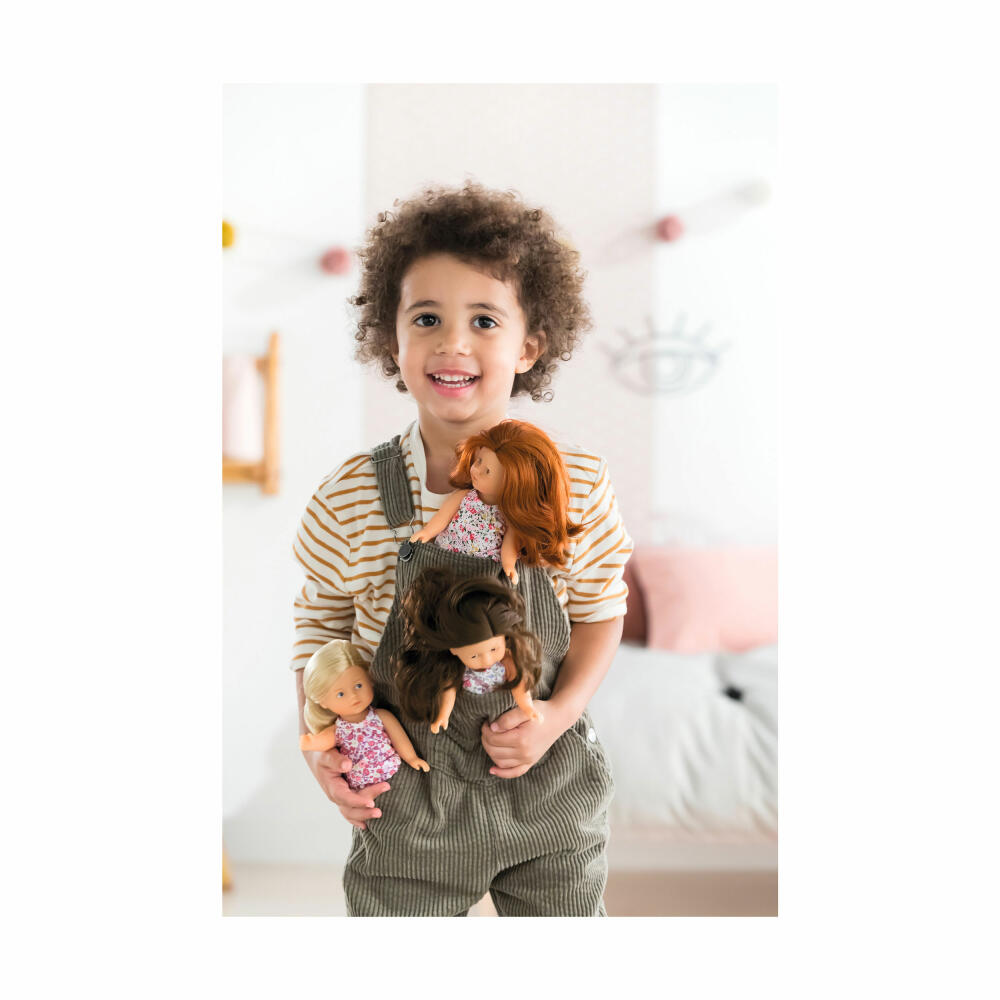 Corolle LTC Mini Corolline Rosy Blond, Vollvinylpuppe, Puppe, Babypuppe, Spielzeug, Vanilleduft, 20 cm, 9000240010