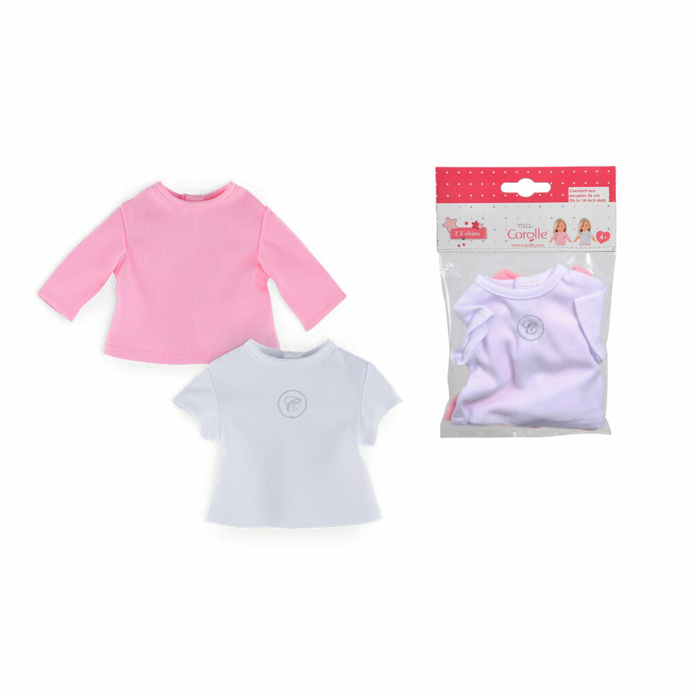 Corolle MC T-shirts, set of 2, shirts, doll clothes, clothing, doll, for all 36 cm MA Corolle dolls, 9000210130
