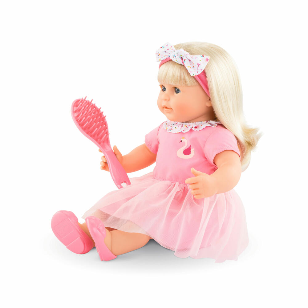 Corolle MGP Adele Blond, soft body doll with long hair, baby doll, doll, vanilla scent, 36 cm, 9000130210