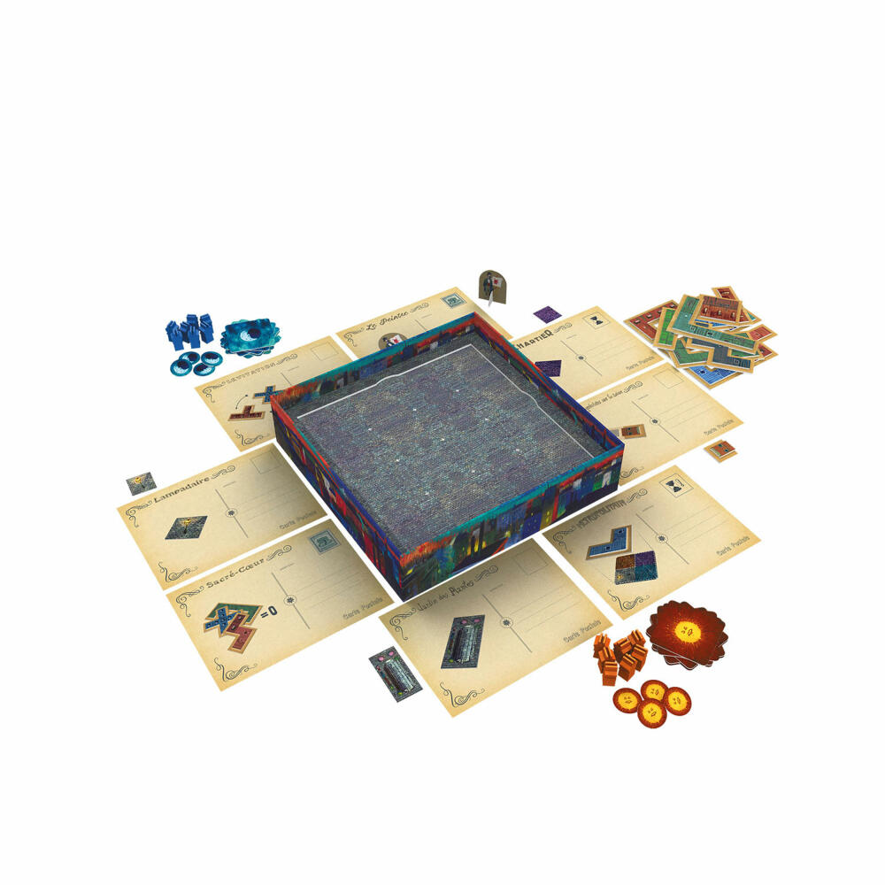 KOSMOS Paris - Die Stadt der Lichter, Familienspiel, Strategiespiel, Strategie Spiel, ab 10 Jahren, 680442