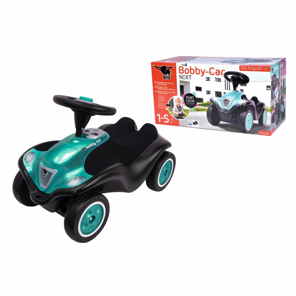 BIG Bobby-Car NEXT, Bobbycar, Ride-on Car, Ride-on Vehicle, Children's Car, Toy, Turquoise, 800056232