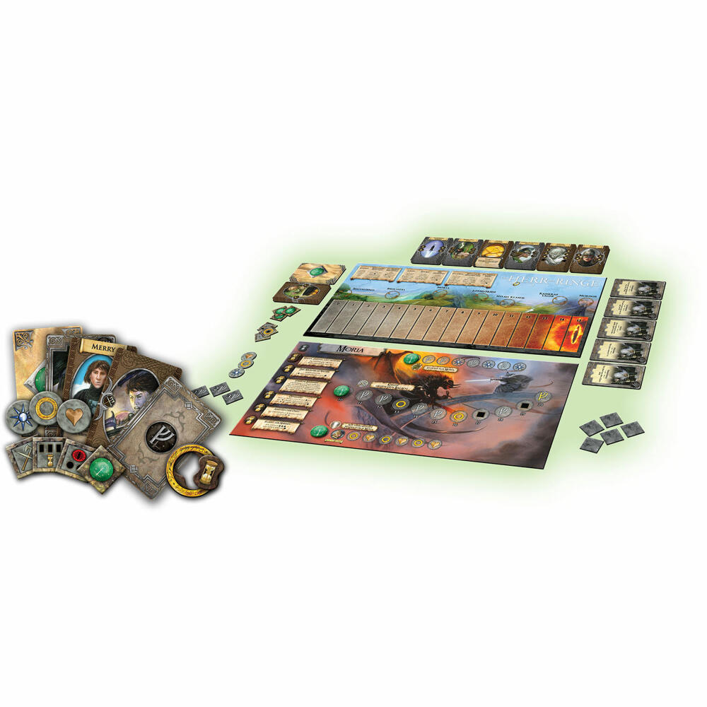 KOSMOS Der Herr der Ringe, Erwachsenenspiel, Brettspiel, Gesellschaftsspiel, Brett Spiel, ab 12 Jahren, 680473
