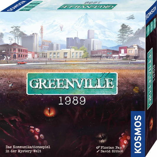KOSMOS Greenville 1989, adult games, communication game, board game, mystery game, ages 16 and up, 680039