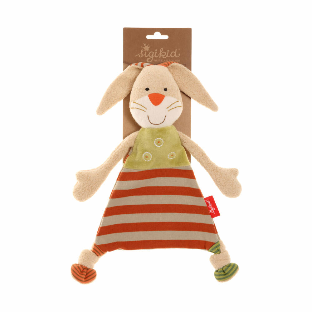 sigikid Green Collection Schnuffeltuch Hase Organic, Schmusetuch, Kuscheltuch, Babytuch, Schnuffel Tuch, Babyspielzeug, Baby Spielzeug, kbA-Baumwolle, 48921