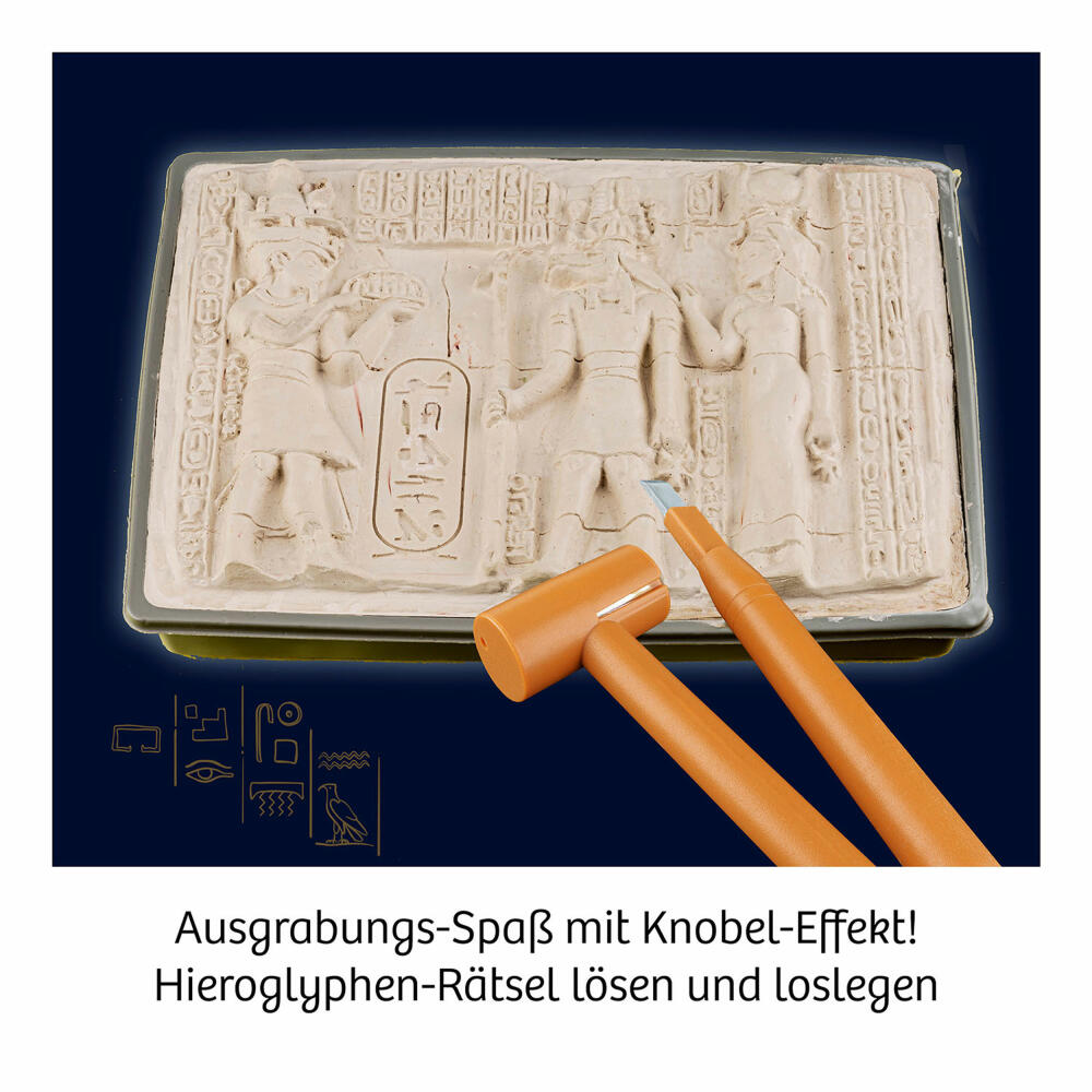 KOSMOS Mitbring-Experimente Pharaonen-Schatz, Experimentierkasten, Experimente, Ausgrabung, Ausgrabungsblock, 658199