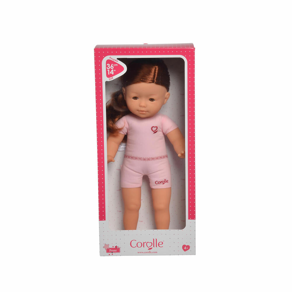 Corolle MC Prune, Weichkörper-Ankleidepuppe, Weichkörperpuppe, Babypuppe, Puppe, Vanilleduft, 36 cm, 9000200070