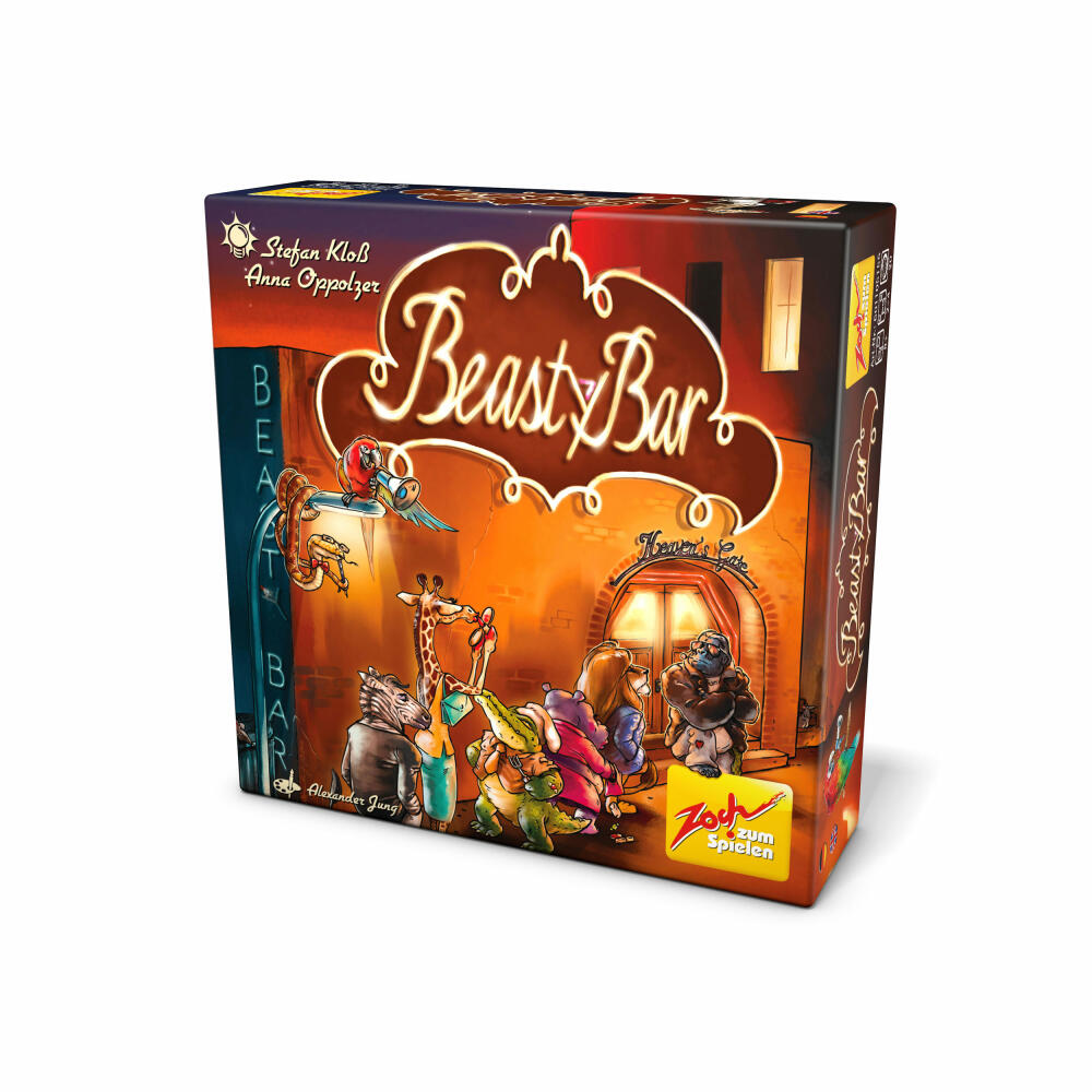 Zoch Beasty Bar, card game, strategy game, tactics, board game, family game, card game, 601105155