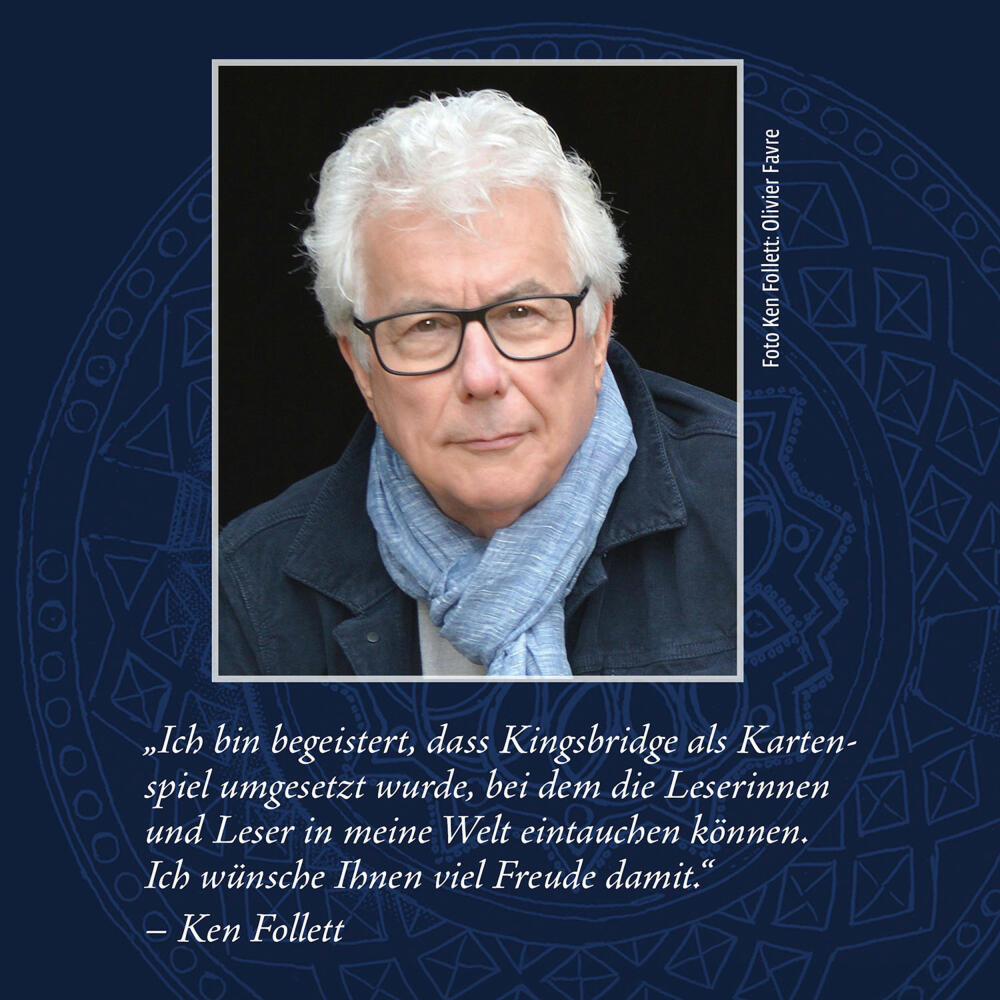 KOSMOS Ken Follett - Kingsbridge, card game, board game, card game, with solo variant, 682095