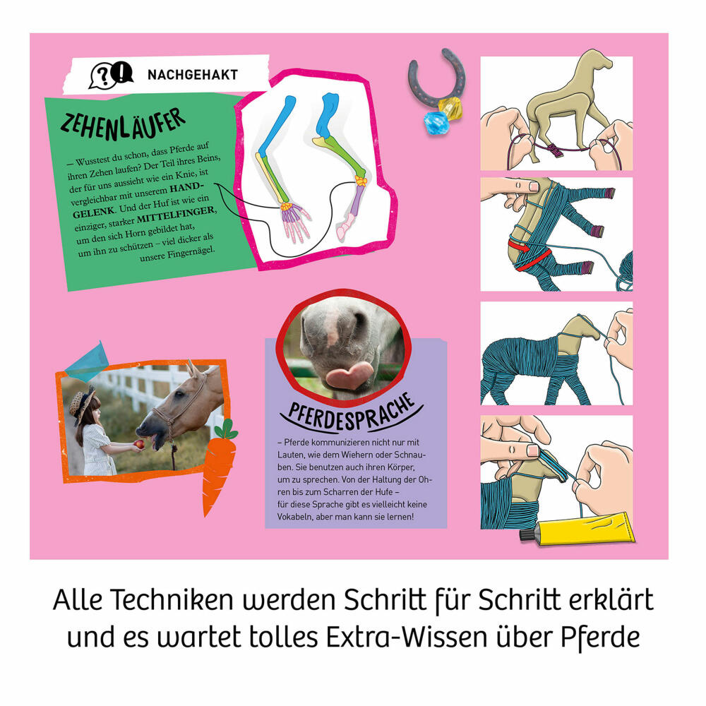 KOSMOS Bring-along Experiments Dream Horse, Creative Set, Crafts, Craft Set, Experiments, 658205