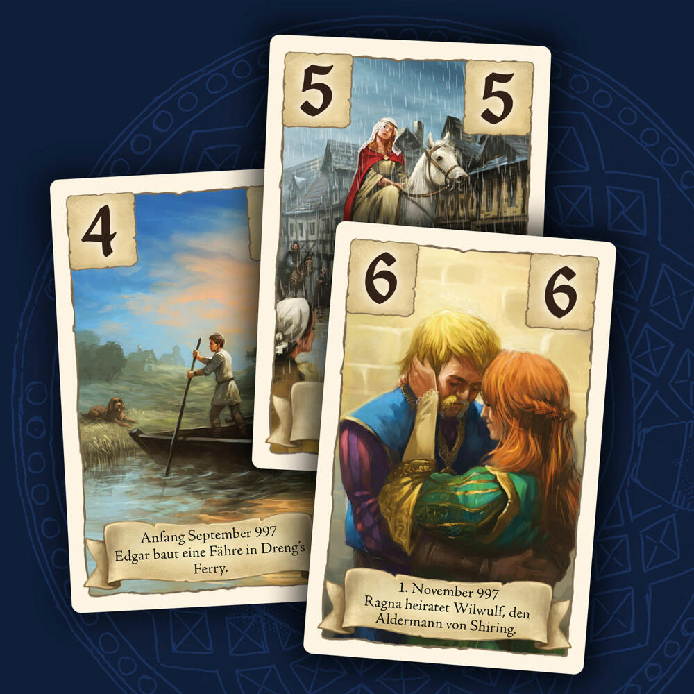 KOSMOS Ken Follett - Kingsbridge, card game, board game, card game, with solo variant, 682095