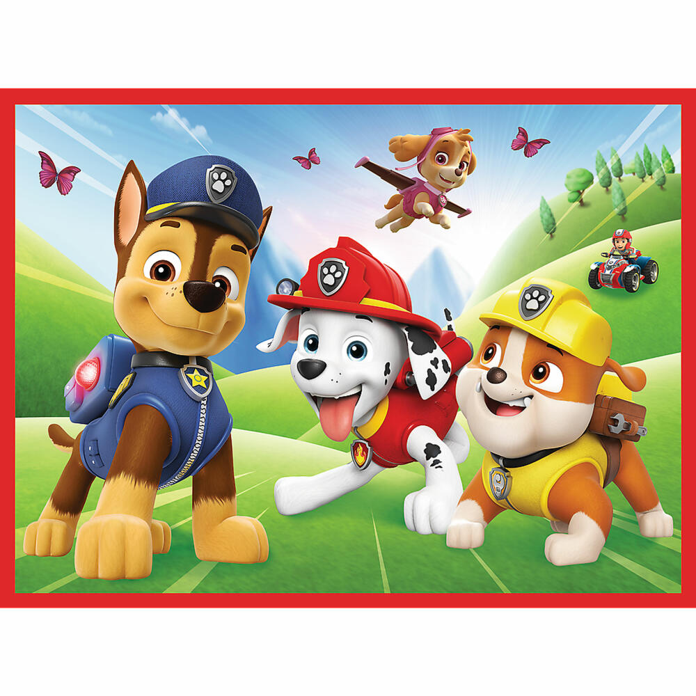Trefl 2 in 1 Puzzles + Memo - PAW Patrol, 30 + 48 + 24 Teile, 27.5 x 20.5 cm, 93337