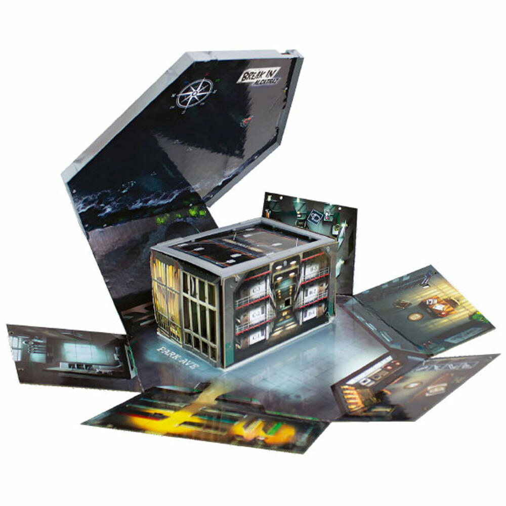 Schmidt Spiele Break In Alcatraz, Escape Room, Adventure Game, Board Game, 49381