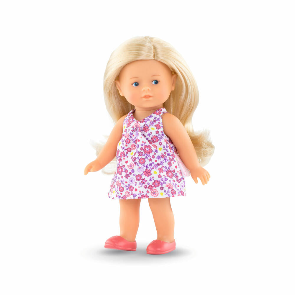 Corolle LTC Mini Corolline Rosy Blond, Vollvinylpuppe, Puppe, Babypuppe, Spielzeug, Vanilleduft, 20 cm, 9000240010