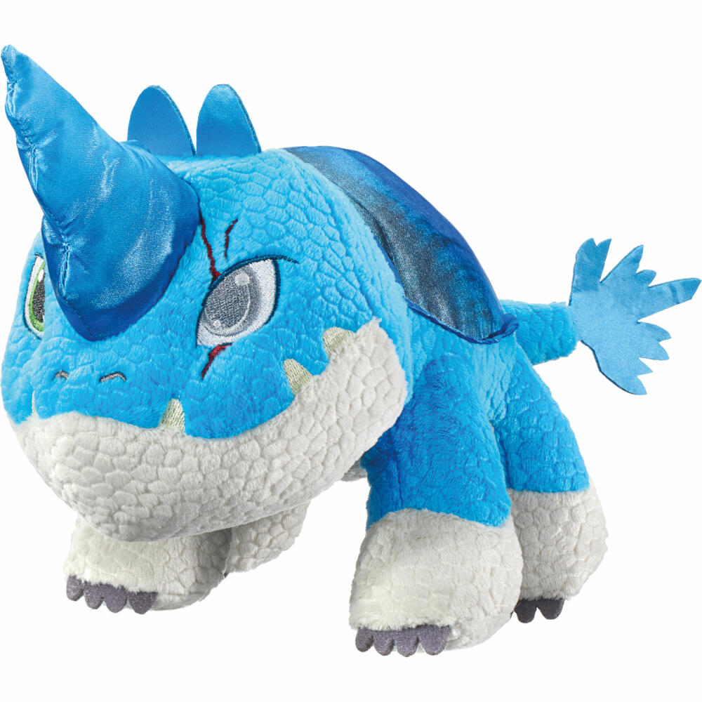 Schmidt Spiele Dragons Plowhorn, cuddly toy, plush toy, stuffed toy, plush, 25 cm, 42782