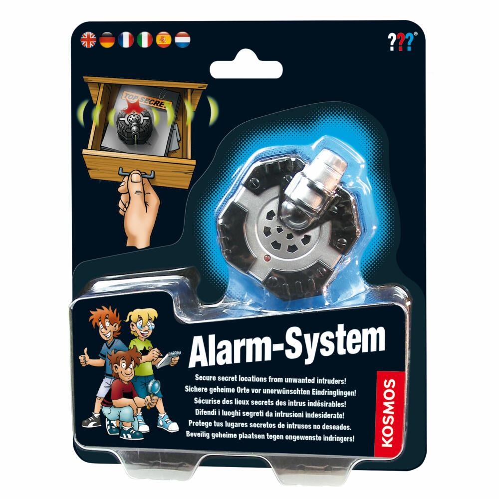 KOSMOS Die drei ??? Gangster-Alarm / The Three ??? Alarm-System, Detektivspiel, Experimentierkasten, Kinder, Mehrsprachig, 665210