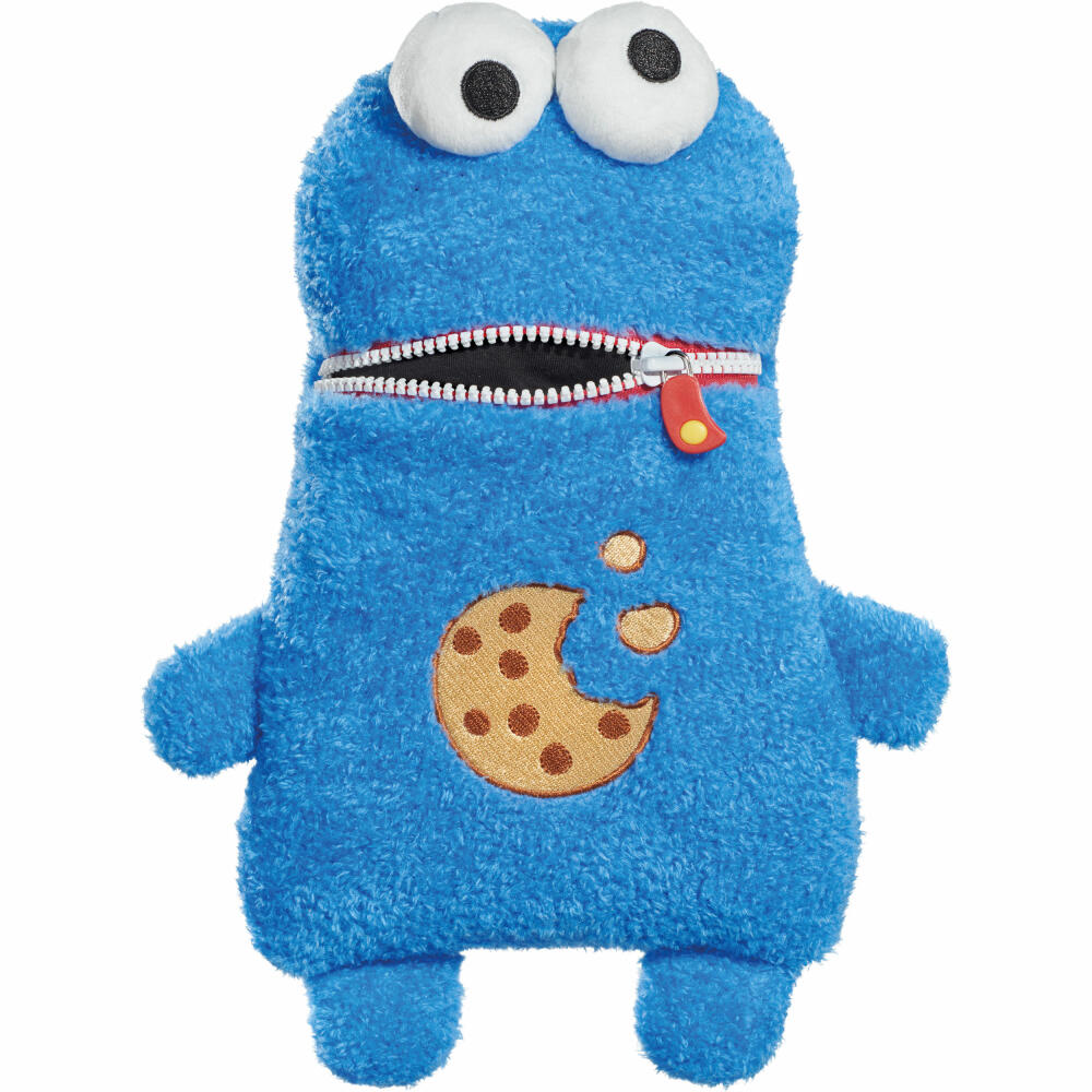 Schmidt Spiele Sorgenfresser Sesamstraße Krümelmonster, Plüschtier, Kuscheltier, Sorgen Fresser, 30 cm, 42548