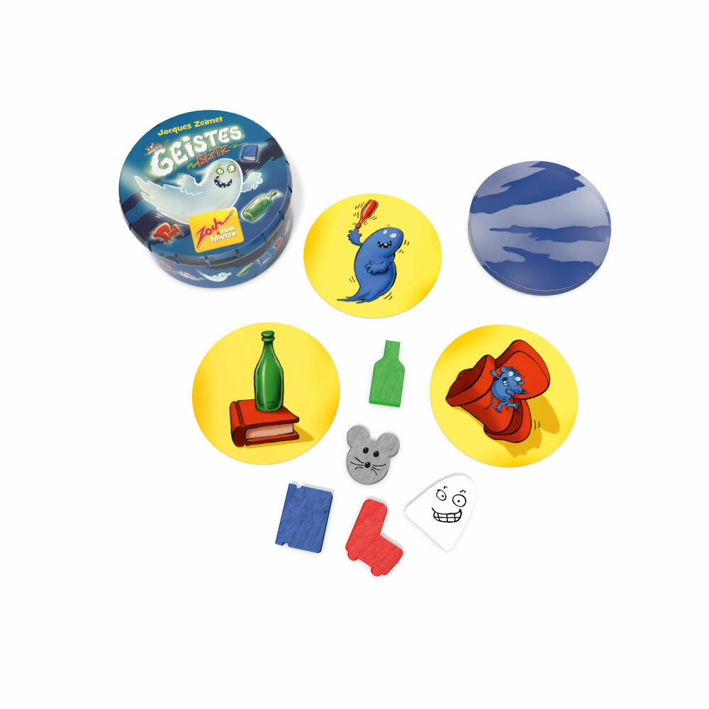 Zoch Mini Geistesblitz, Reisespiel, Reaktionsspiel, Familienspiel, Kinderspiel, Spiel, ab 8 Jahre, 601105140