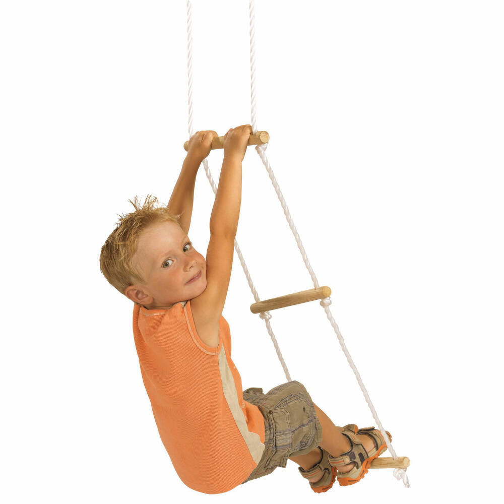 Eichhorn Outdoor Rope Ladder, Hanging Ladder, Rope Ladder, Tree House Ladder, 170 cm, 100004504