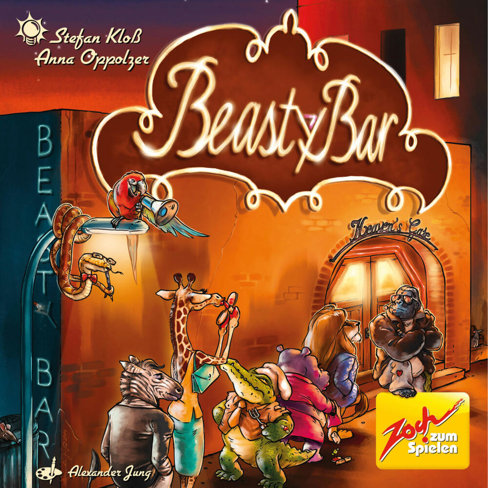 Zoch Beasty Bar, card game, strategy game, tactics, board game, family game, card game, 601105155