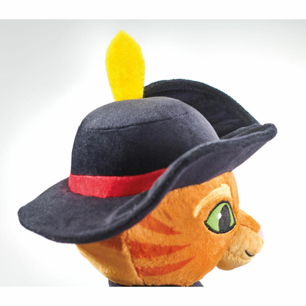 Schmidt Spiele Puss in Boots, cuddly toy, plush toy, stuffed toy, plush, 26 cm, 42778