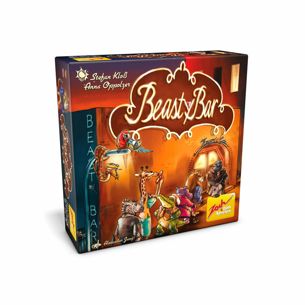 Zoch Beasty Bar, card game, strategy game, tactics, board game, family game, card game, 601105155