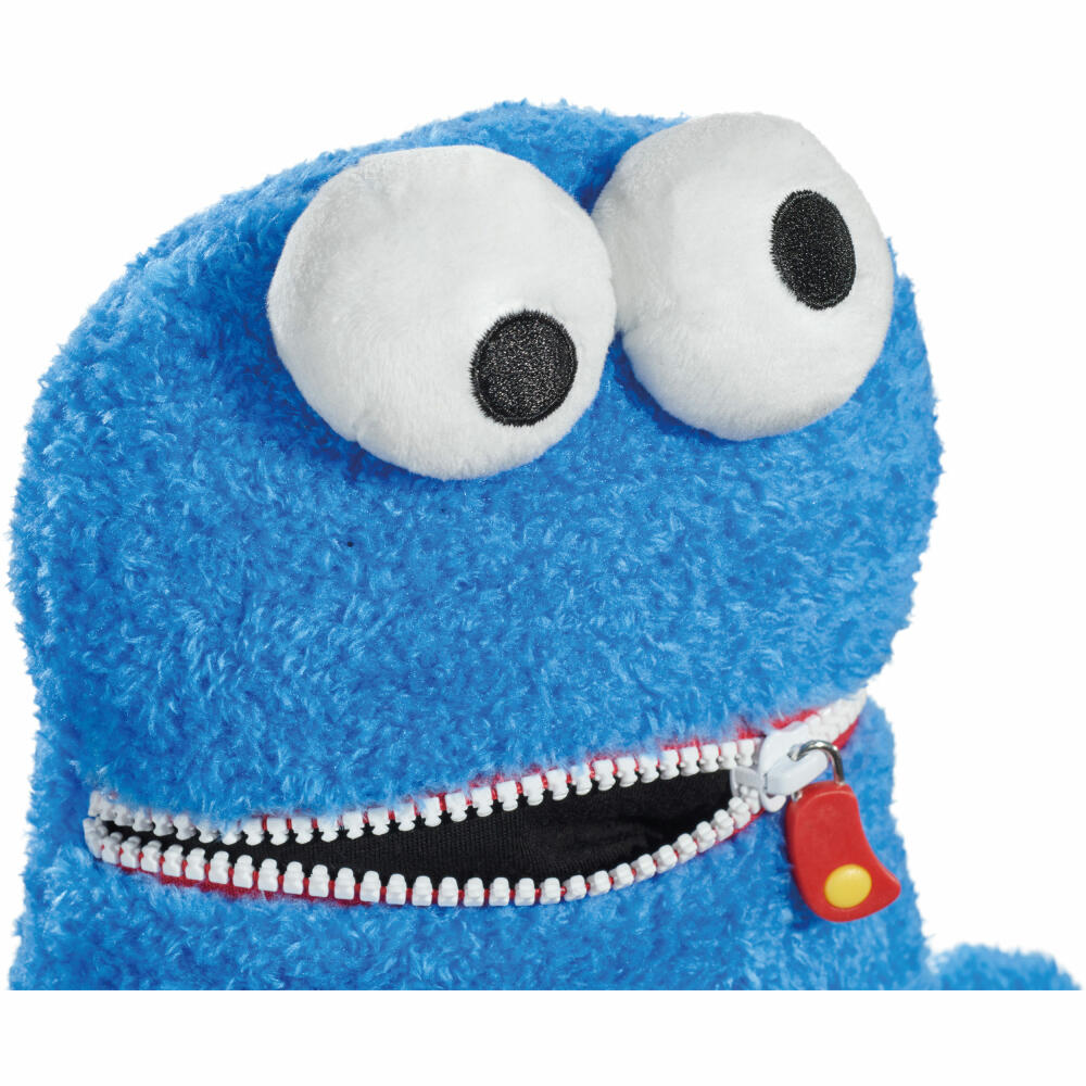 Schmidt Spiele Sorgenfresser Sesamstraße Krümelmonster, Plüschtier, Kuscheltier, Sorgen Fresser, 30 cm, 42548