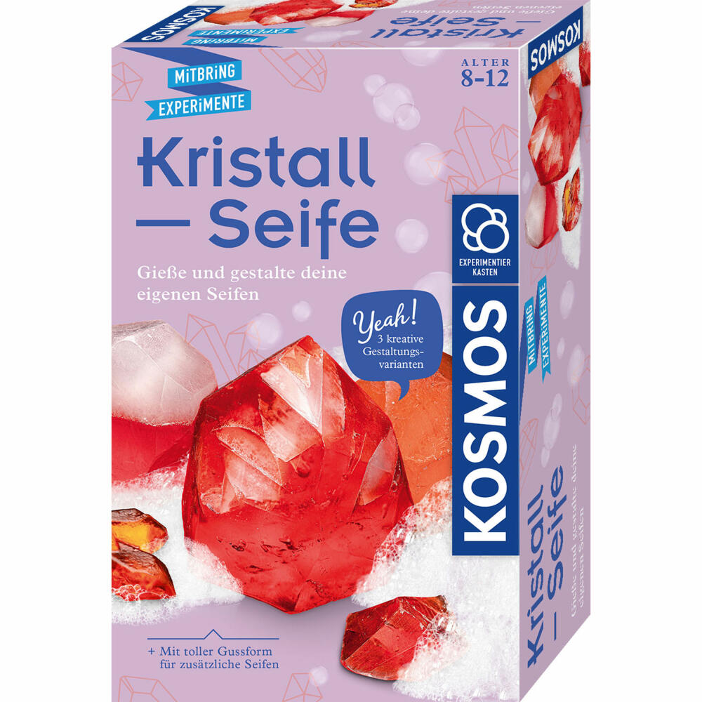 KOSMOS Kristall-Seife, Experimentieren, Basteln, Lernen, Entdecken, Spielzeug, ab 8 Jahren, 657925